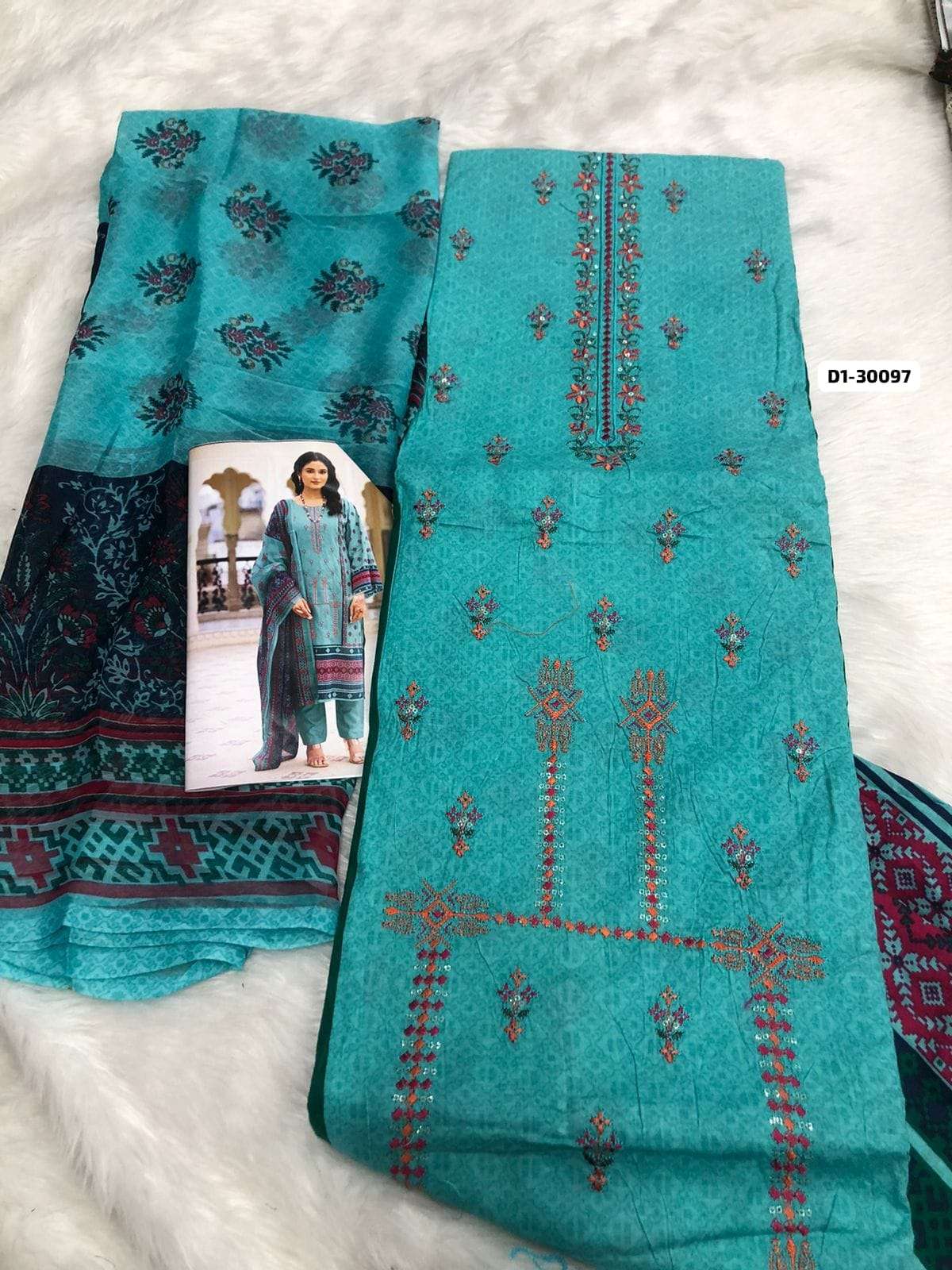 Premium Cotton Collection  Code 30097 by Falah Designer Suits